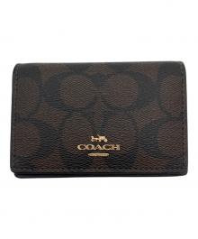 COACH（コーチ）の古着「名刺入れ」｜ブラウン