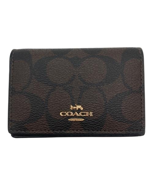 COACH（コーチ）COACH (コーチ) 名刺入れ ブラウン サイズ:-の古着・服飾アイテム