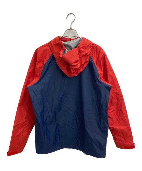 Patagonia（パタゴニア）Patagonia (パタゴニア) Torrentshell 3L Rain Jacket ブルー×レッド サイズ:Mの古着・服飾アイテム