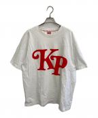 KENZO BY VERDYケンゾー バイ ヴェルディ）の古着「OVERSIZE TSHIRT」｜ホワイト×レッド