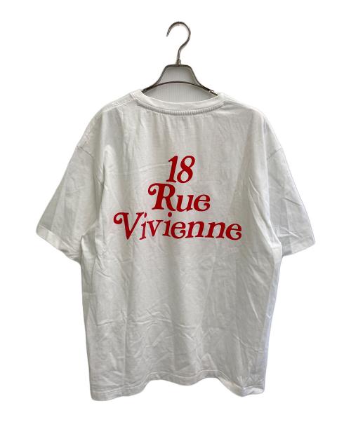 KENZO BY VERDY（ケンゾー バイ ヴェルディ）KENZO BY VERDY (ケンゾー バイ ヴェルディ) OVERSIZE TSHIRT ホワイト×レッド サイズ:XLの古着・服飾アイテム