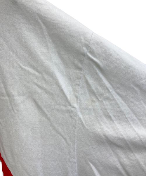 KENZO BY VERDY（ケンゾー バイ ヴェルディ）KENZO BY VERDY (ケンゾー バイ ヴェルディ) OVERSIZE TSHIRT ホワイト×レッド サイズ:XLの古着・服飾アイテム