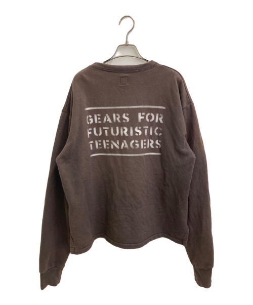 HUMAN MADE（ヒューマンメイド）HUMAN MADE (ヒューマンメイド) MILITARY SWEATSHIRT ブラウン サイズ:XLの古着・服飾アイテム