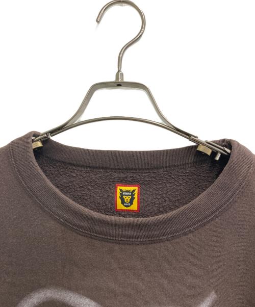 HUMAN MADE（ヒューマンメイド）HUMAN MADE (ヒューマンメイド) MILITARY SWEATSHIRT ブラウン サイズ:XLの古着・服飾アイテム