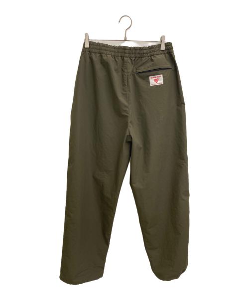 HUMAN MADE（ヒューマンメイド）HUMAN MADE (ヒューマンメイド) Wide Drawstring Pants オリーブ サイズ:XLの古着・服飾アイテム