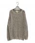YOKE（ヨーク）の古着「MESHED KNIT CREWNECK」｜ベージュ