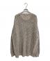 YOKE (ヨーク) MESHED KNIT CREWNECK ベージュ サイズ:2：11000円