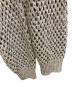 中古・古着 YOKE (ヨーク) MESHED KNIT CREWNECK ベージュ サイズ:2：11000円