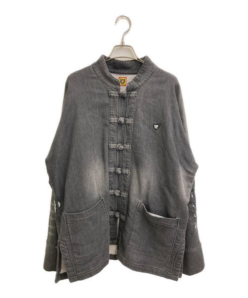 HUMAN MADE（ヒューマンメイド）HUMAN MADE (ヒューマンメイド) HBZ KUNG-FU JACKET グレー サイズ:Lの古着・服飾アイテム