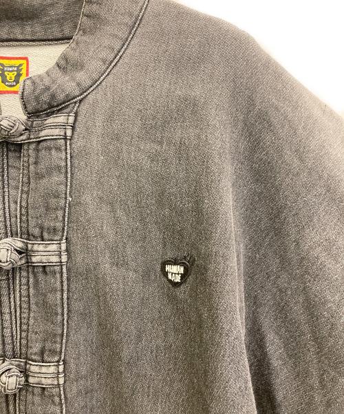 HUMAN MADE（ヒューマンメイド）HUMAN MADE (ヒューマンメイド) HBZ KUNG-FU JACKET グレー サイズ:Lの古着・服飾アイテム