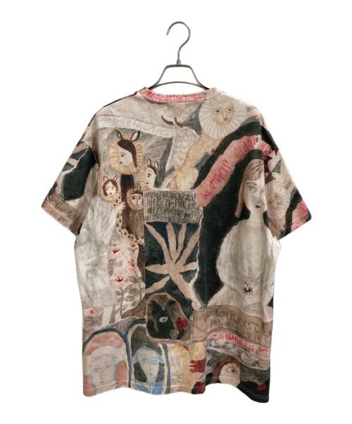 rurumu（ルルムウ）rurumu (ルルムウ) プリントカットソー マルチカラー サイズ:XLの古着・服飾アイテム