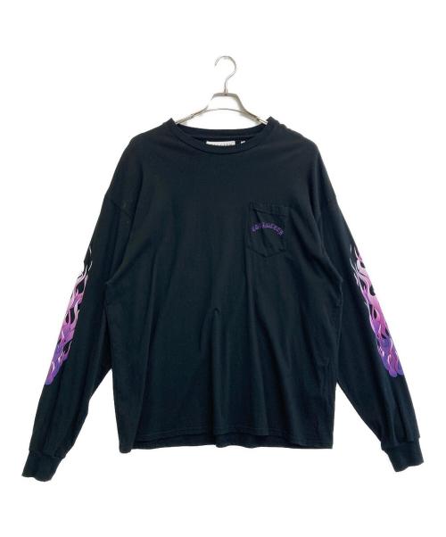 el conductor（コンダクター）el conductor (コンダクター) T-SHIRT FLAME EXCLUSIVE ブラック サイズ:4の古着・服飾アイテム