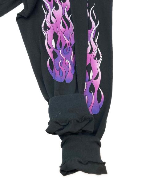 el conductor（コンダクター）el conductor (コンダクター) T-SHIRT FLAME EXCLUSIVE ブラック サイズ:4の古着・服飾アイテム