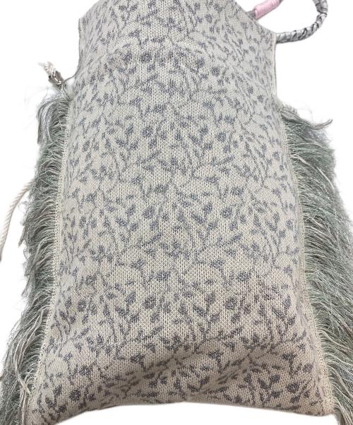 rurumu（ルルムウ）rurumu (ルルムウ) adjustable strap jacquard pochette ホワイト サイズ:-の古着・服飾アイテム