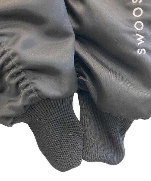 NIKE（ナイキ）NIKE (ナイキ) SWOOSH BOMBERジャケット ホワイト×ブラック サイズ:Mの古着・服飾アイテム