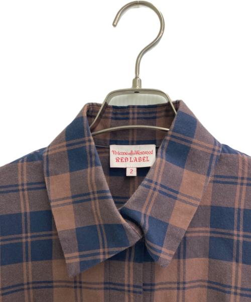 Vivienne Westwood RED LABEL（ヴィヴィアンウエストウッドレッドレーベル）Vivienne Westwood RED LABEL (ヴィヴィアンウエストウッドレッドレーベル) ワンピース エンジ サイズ:2の古着・服飾アイテム