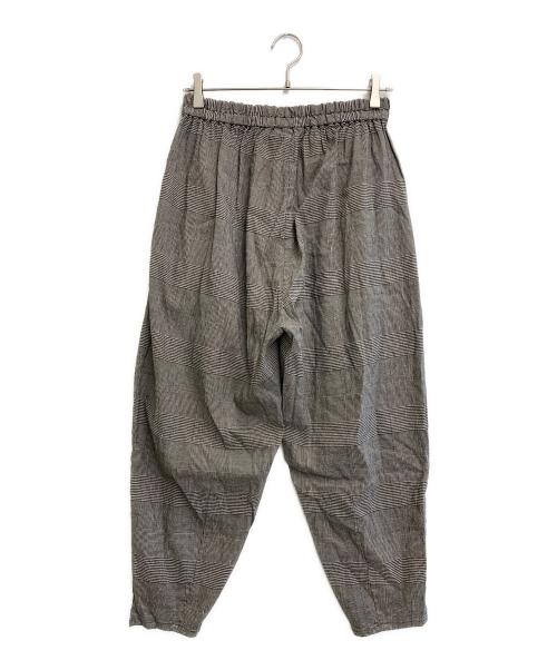 pas de calais（パドカレ）pas de calais (パドカレ) リネンレーヨンストレッチテーパードパンツ グレー サイズ:36 未使用品の古着・服飾アイテム