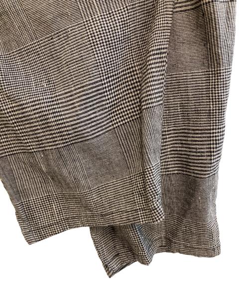 pas de calais（パドカレ）pas de calais (パドカレ) リネンレーヨンストレッチテーパードパンツ グレー サイズ:36 未使用品の古着・服飾アイテム