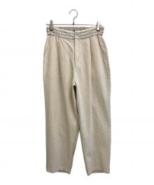 pas de calais（パドカレ）の古着「リネンコットンパンツ」｜アイボリー