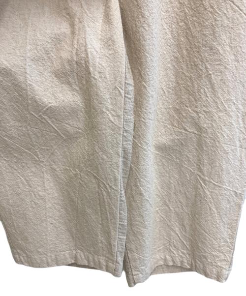 pas de calais（パドカレ）pas de calais (パドカレ) リネンコットンパンツ アイボリー サイズ:34 未使用品の古着・服飾アイテム
