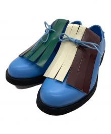 CAMPER（カンペール）の古着「Twinsカラータッセルシューズ」｜ブルー