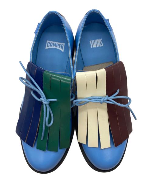 CAMPER（カンペール）CAMPER (カンペール) Twinsカラータッセルシューズ ブルー サイズ:37の古着・服飾アイテム
