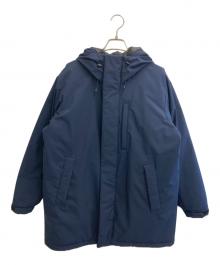 SHIPS any（シップスエニィ）の古着「〈撥水・防風等〉多機能 中綿 フード ミドル コート 24FW」｜ネイビー