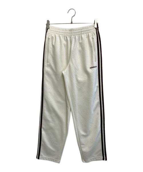 adidas（アディダス）adidas (アディダス) 80s PREMIUM EMBOSS 3-STRIPES TRACK PANT アイボリー×ブラウン サイズ:Lの古着・服飾アイテム