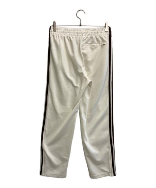 adidas（アディダス）adidas (アディダス) 80s PREMIUM EMBOSS 3-STRIPES TRACK PANT アイボリー×ブラウン サイズ:Lの古着・服飾アイテム