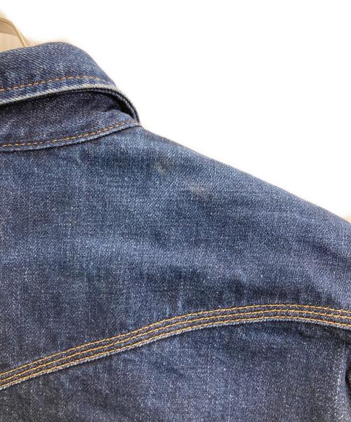 IRON HEART（アイアンハート）IRON HEART (アイアンハート) デニムウエスタンシャツ インディゴ サイズ:Lの古着・服飾アイテム