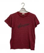 Saint Laurent Parisサンローランパリ）の古着「19SS ロゴプリントカットソー」｜レッド