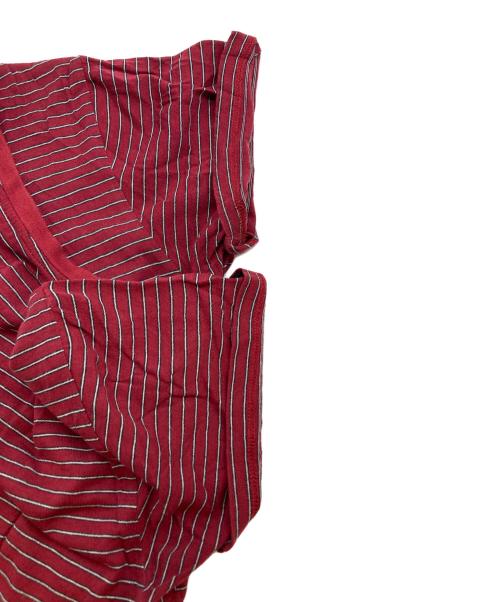 Saint Laurent Paris（サンローランパリ）Saint Laurent Paris (サンローランパリ) 19SS ロゴプリントカットソー レッド サイズ:SIZE Sの古着・服飾アイテム