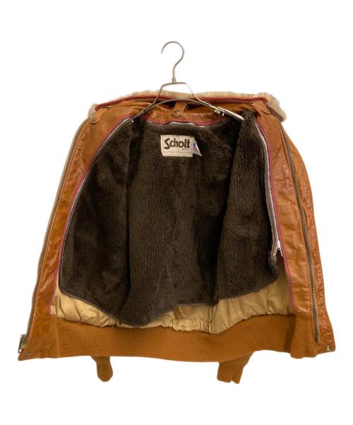 Schott（ショット）Schott (ショット) レザージャケット ブラウン サイズ:36の古着・服飾アイテム