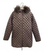 DUVETICAデュベティカ）の古着「キルティングダウンコート アッカ」｜ブラウン