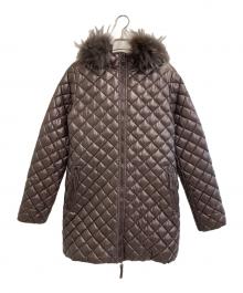 DUVETICA（デュベティカ）の古着「キルティングダウンコート アッカ」｜ブラウン