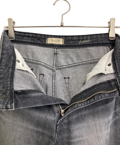 YANUK（ヤヌーク）YANUK (ヤヌーク) LILITH Wide Straight ブラック サイズ:W26の古着・服飾アイテム