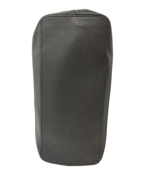 TORY BURCH（トリーバーチ）TORY BURCH (トリーバーチ) レザートートバッグ ブラックの古着・服飾アイテム