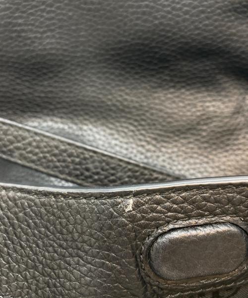 TORY BURCH（トリーバーチ）TORY BURCH (トリーバーチ) レザートートバッグ ブラックの古着・服飾アイテム