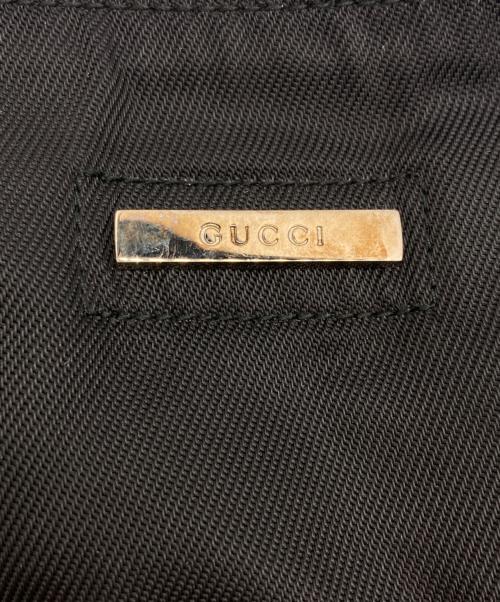GUCCI（グッチ）GUCCI (グッチ) 折りたたみトートバッグ ブラックの古着・服飾アイテム