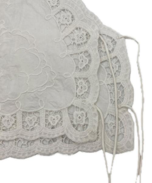 Curensology（カレンソロジー）Curensology (カレンソロジー) エンブロイダリーブラウス ホワイト サイズ:FREEの古着・服飾アイテム