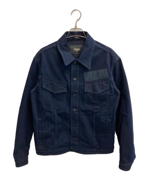 FENDI（フェンディ）FENDI (フェンディ) デニムジャケット インディゴ サイズ:46の古着・服飾アイテム