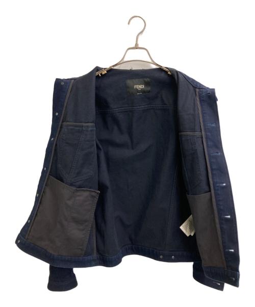 FENDI（フェンディ）FENDI (フェンディ) デニムジャケット インディゴ サイズ:46の古着・服飾アイテム