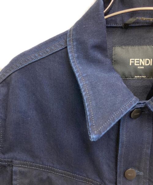 FENDI（フェンディ）FENDI (フェンディ) デニムジャケット インディゴ サイズ:46の古着・服飾アイテム