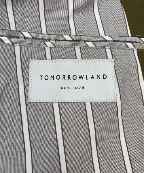 TOMORROW LAND（トゥモローランド）TOMORROW LAND (トゥモローランド) ウールタイプライター シングル2Bメタルボタンジャケット オリーブ サイズ:Sの古着・服飾アイテム