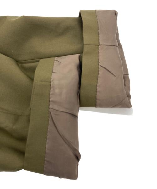 TOMORROW LAND（トゥモローランド）TOMORROW LAND (トゥモローランド) ウールタイプライター シングル2Bメタルボタンジャケット オリーブ サイズ:Sの古着・服飾アイテム