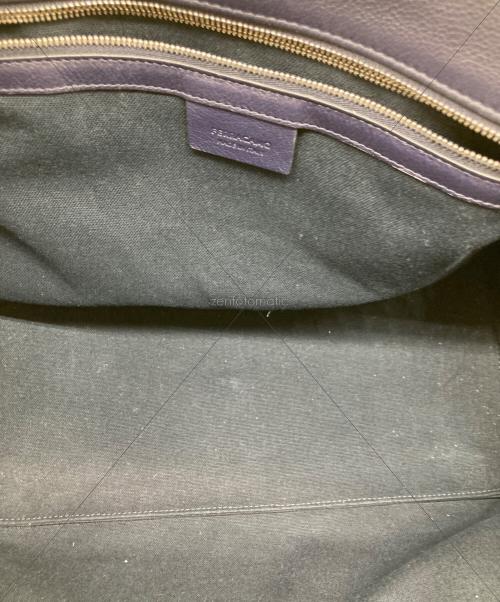 Salvatore Ferragamo（サルヴァトーレ フェラガモ）Salvatore Ferragamo (サルヴァトーレ フェラガモ) 2WAYトートバッグ ネイビーの古着・服飾アイテム