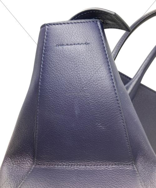 Salvatore Ferragamo（サルヴァトーレ フェラガモ）Salvatore Ferragamo (サルヴァトーレ フェラガモ) 2WAYトートバッグ ネイビーの古着・服飾アイテム