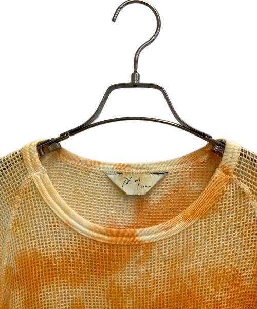 ANCELLM（アンセルム）ANCELLM (アンセルム) DYED MESH LS T-SHIRT オレンジ サイズ:2の古着・服飾アイテム