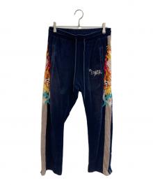doublet（ダブレット）の古着「17AW CHAOS EMBROIDERY TRACK PANTS」｜ネイビー