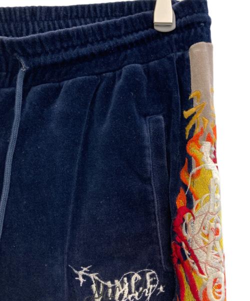 doublet（ダブレット）doublet (ダブレット) 17AW CHAOS EMBROIDERY TRACK PANTS ネイビー サイズ:Mの古着・服飾アイテム